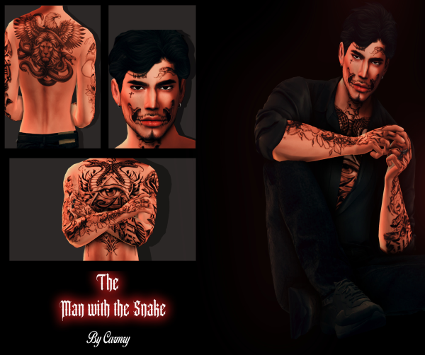 Mix The Man with the Snake by simsfinds - The Sims 4 Custom Content