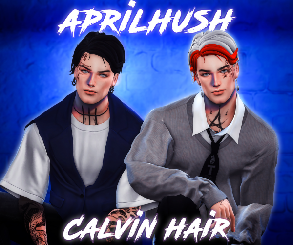 Maxis Match [aprilhush] Calvin hair by simsfinds - The Sims 4 Custom Content