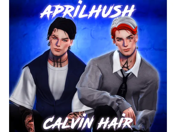 Maxis Match [aprilhush] Calvin hair - The Sims 4 Custom Content