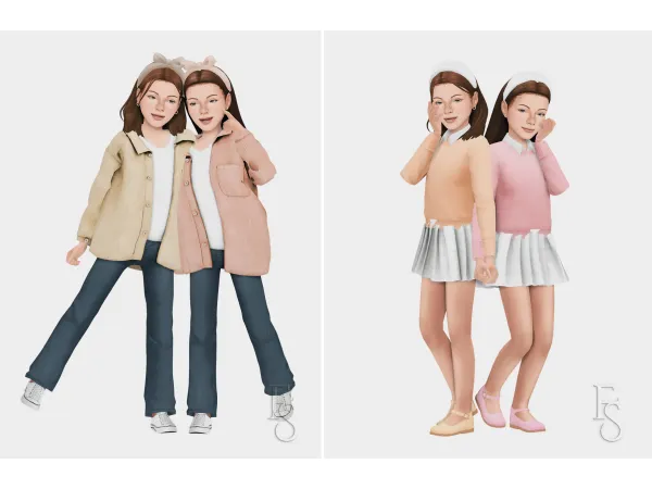 The Parent Trapu2019s Hallie & Annie Parker-James Lookbook by farfallasims