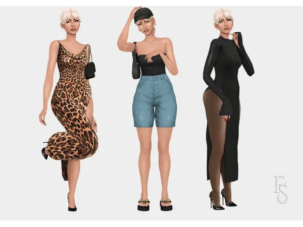 Mix Oasis Springs Vacation Lookbook by farfallasims - The Sims 4 Custom Content