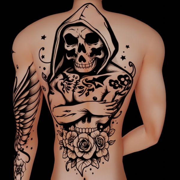 Mix Male tattoo 13 by simmer_creator - The Sims 4 Custom Content