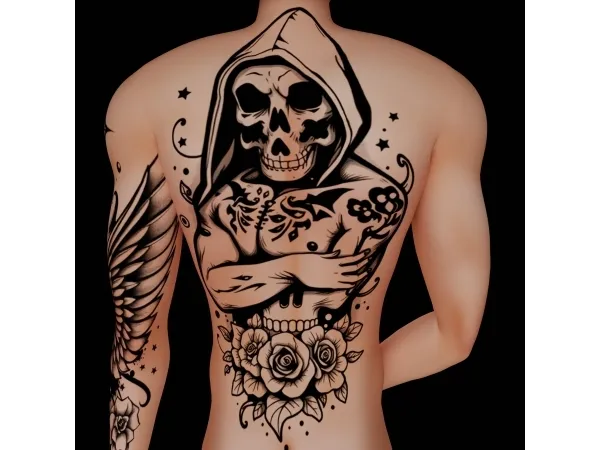 Mix Male tattoo 13 - The Sims 4 Custom Content