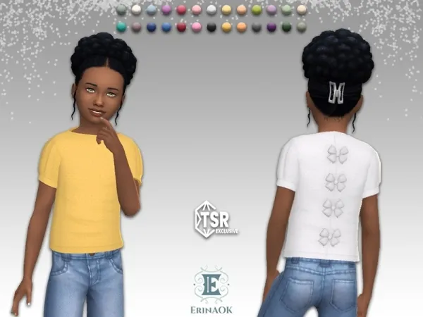 Maxis Match ErinAOK Girls Top 083125 - The Sims 4 Custom Content