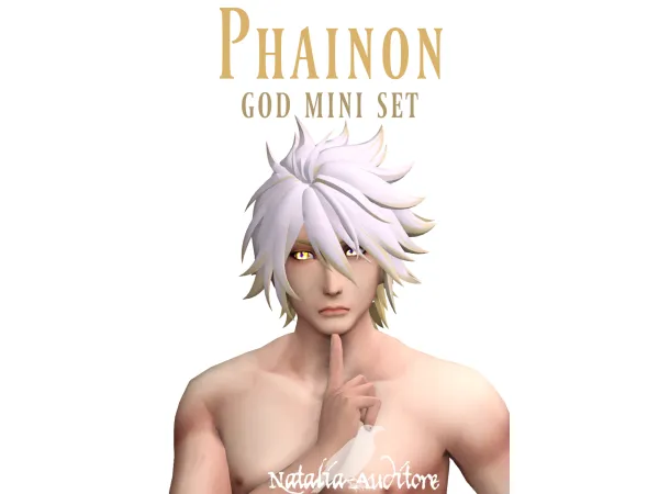 Maxis Match Phainon god miniset by natalia_auditore - The Sims 4 Custom Content