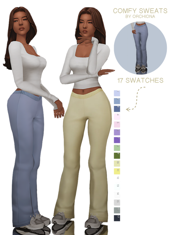 Maxis Match comfy sweats by simsfinds - The Sims 4 Custom Content