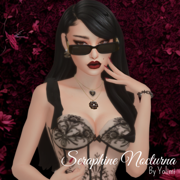 Alpha Seraphine Nocturna by yolimi - The Sims 4 Custom Content