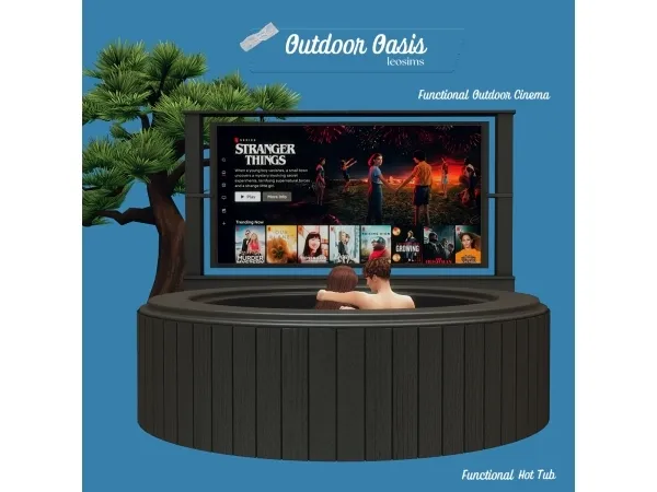 Mix Outdoor Oasis - The Sims 4 Custom Content