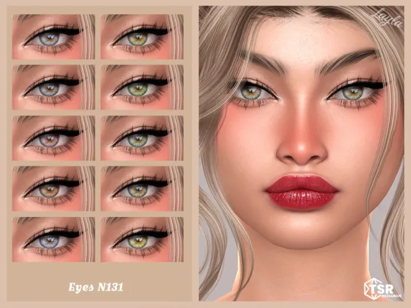 Alpha tsr Eyes N131 - The Sims 4 Custom Content