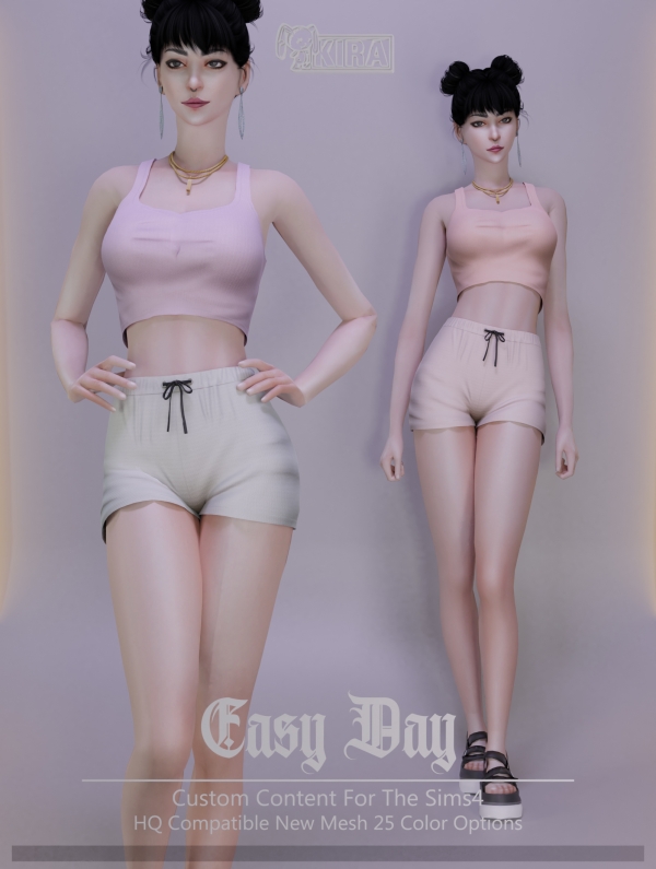 Alpha Kira_Easy Day by kira_s4 - The Sims 4 Custom Content