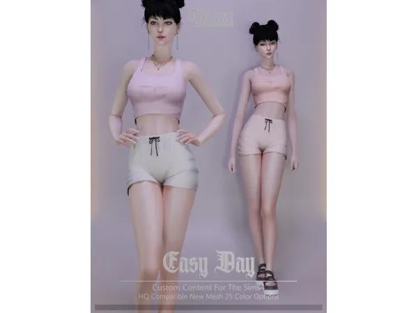 Alpha Kira_Easy Day - The Sims 4 Custom Content