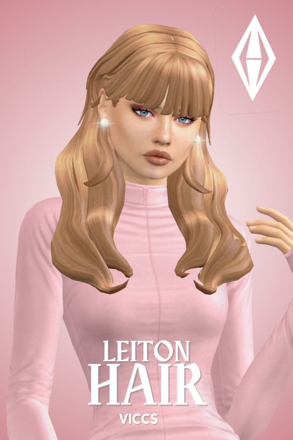 Maxis Match VICCS_LEITON HAIR (TEEN ELDER) by viccs - The Sims 4 Custom Content