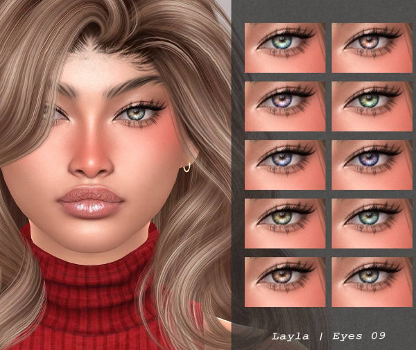 Alpha curseforge eyes l09 by layla - The Sims 4 Custom Content