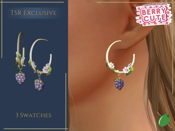 Mix Blackberry Hoops - The Sims 4 Custom Content