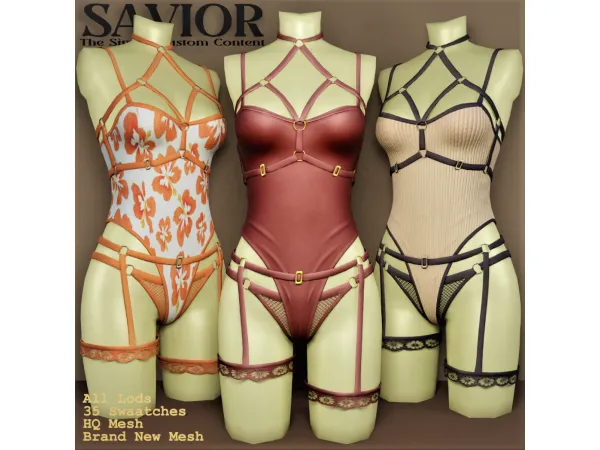 Sims 4 Svr_Euphoria Lingerie Set.