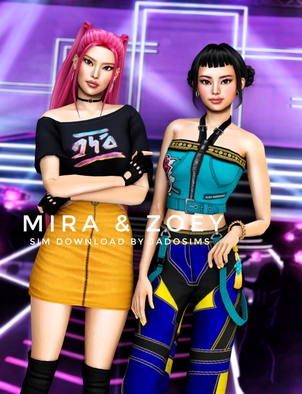 Alpha Zoey Mira (Sim Download) by shopwithflynnn - The Sims 4 Custom Content