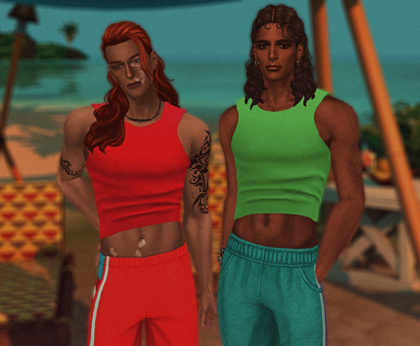 Maxis Match T shirt style 80 90s by simsfinds - The Sims 4 Custom Content
