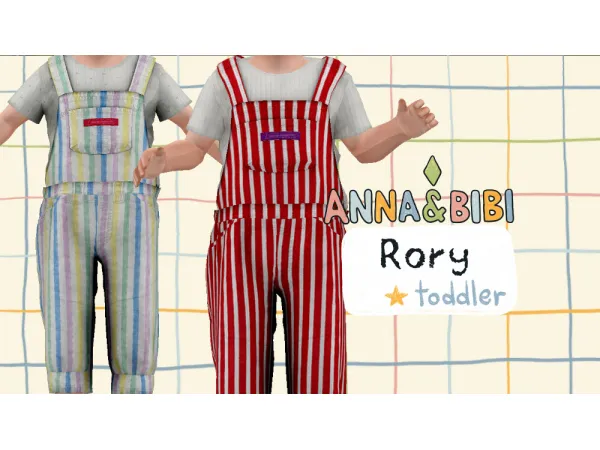 Mix Rory 90s vintage [AnnaBibi] - The Sims 4 Custom Content