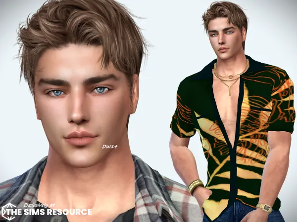 Mix Elio Vassallo - The Sims 4 Custom Content