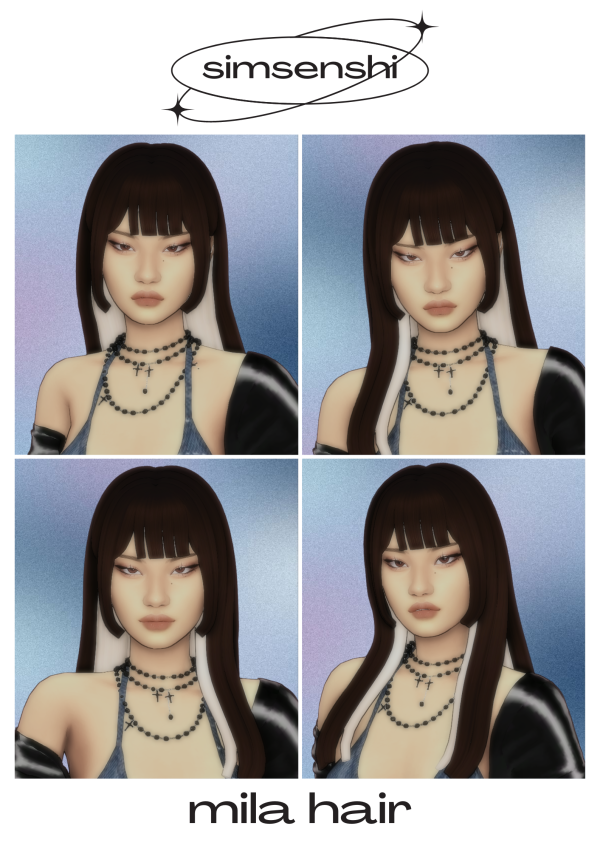Maxis Match mila hair by simsfinds - The Sims 4 Custom Content