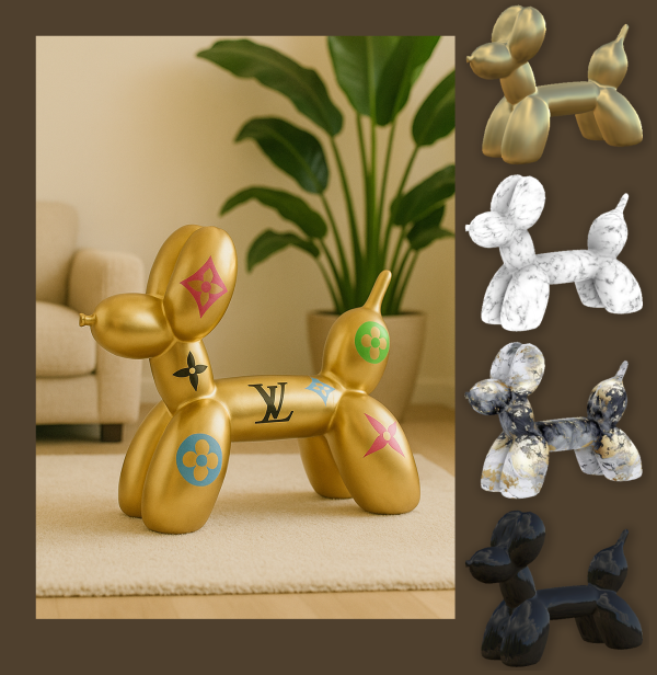 Alpha Balloon Dog Chair by fusionstylesims4 - The Sims 4 Custom Content