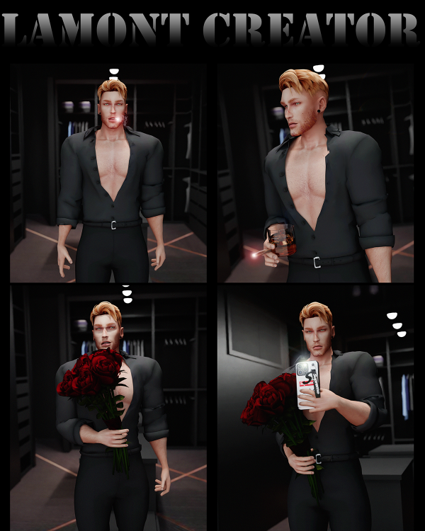 Mix male 17 by lamontcreatorr - The Sims 4 Custom Content