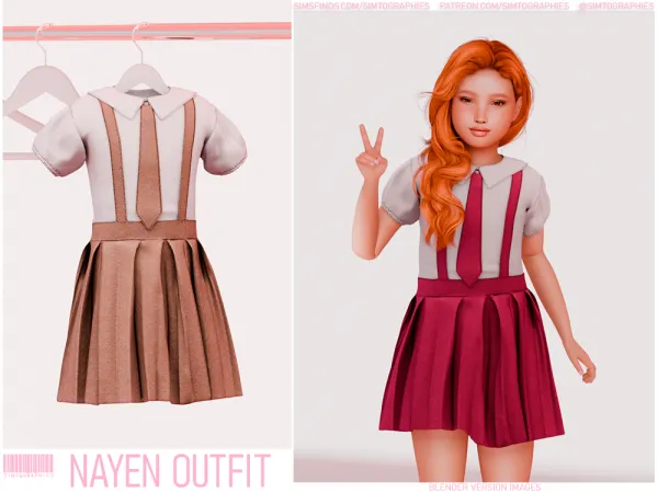Alpha Nayen Outfit - The Sims 4 Custom Content