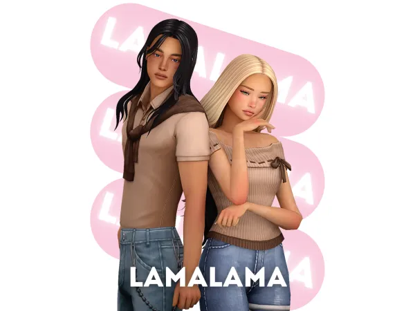 Maxis Match Hair Spirit Rain by lamalamalove - The Sims 4 Custom Content