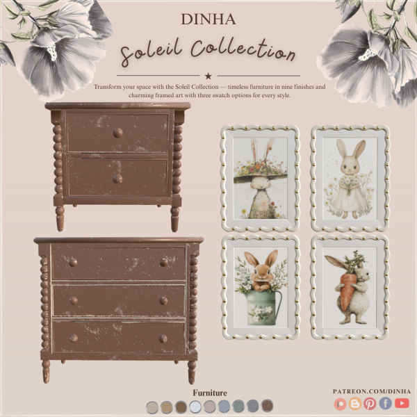 Alpha Soleil Collection by dinhagamer - The Sims 4 Custom Content