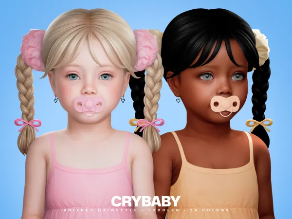 Maxis Match Britney Hairstyle Acc - The Sims 4 Custom Content