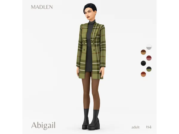 Maxis Match Abigail Outfit by Madlen - The Sims 4 Custom Content