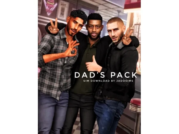 Alpha Dad's Pack (Sim Download) - The Sims 4 Custom Content