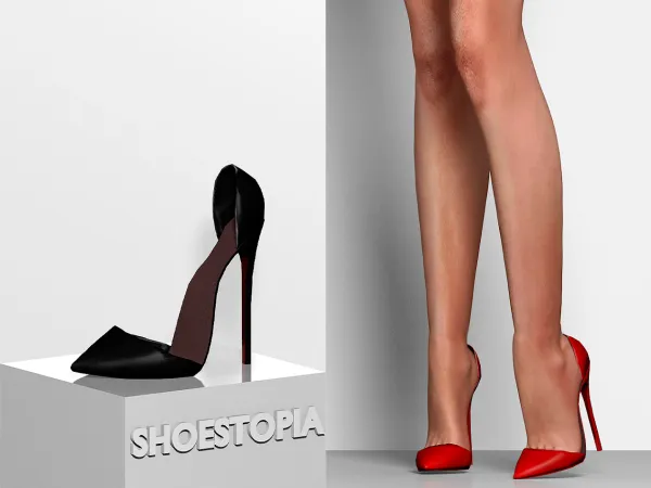 Alpha Greco High Heels - The Sims 4 Custom Content