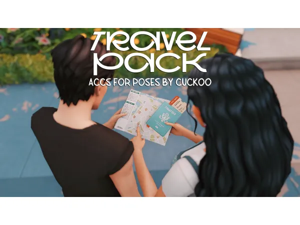 Travel Pack - accs for poses by cuckooshka