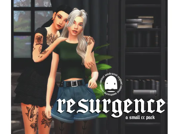 Maxis Match resurgence a 6 item pack by sondescent - The Sims 4 Custom Content