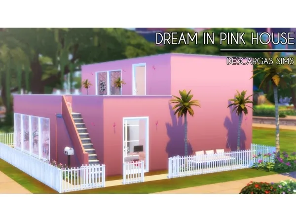 Mix Dream In Pink House - The Sims 4 Custom Content