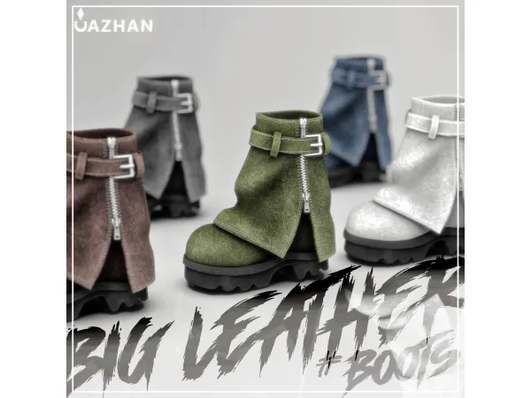 Alpha [BIG LEATHER BOOTS] by cazhancc - The Sims 4 Custom Content