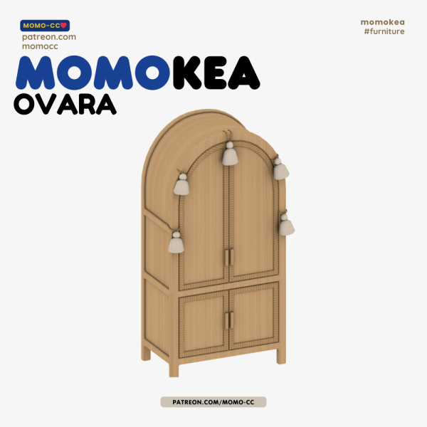 Maxis Match MOMO OVARA DRESSER by simsfinds - The Sims 4 Custom Content
