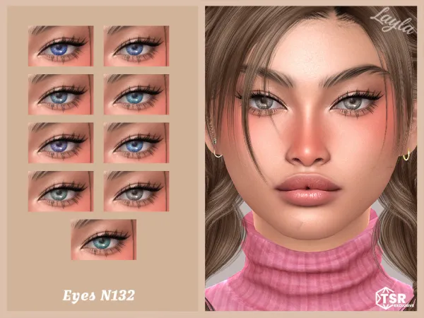 Alpha tsr Eyes N132 - The Sims 4 Custom Content
