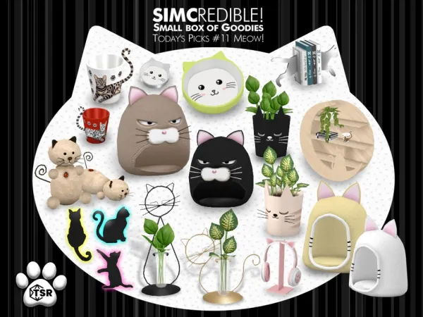 Alpha Meow Small Box of Goodies 11 - The Sims 4 Custom Content