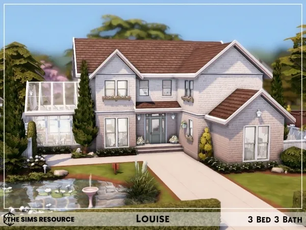 Maxis Match Louise Nocc - The Sims 4 Custom Content