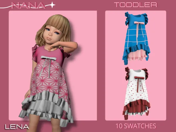 Maxis Match NANA7 (Lena) Nap time outfit - The Sims 4 Custom Content