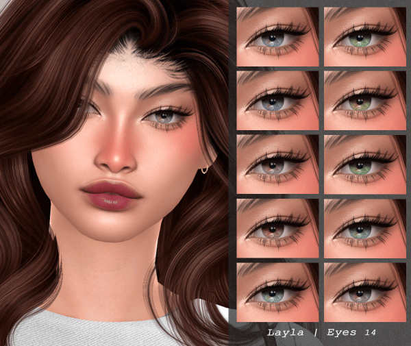 Alpha curseforge Eyes L14 by layla - The Sims 4 Custom Content