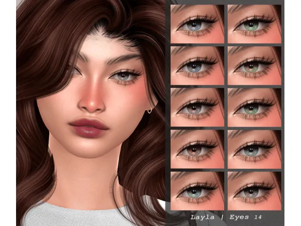 Alpha curseforge Eyes L14 - The Sims 4 Custom Content