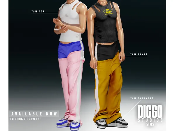 Alpha TAM SET - The Sims 4 Custom Content