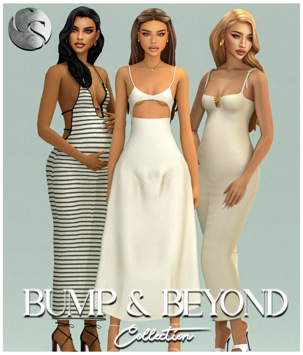 Alpha CAMUFLAJE Bump Beyond Maternity Collection by simsfinds - The Sims 4 Custom Content