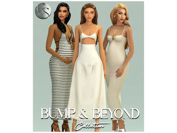 Alpha CAMUFLAJE Bump Beyond Maternity Collection - The Sims 4 Custom Content