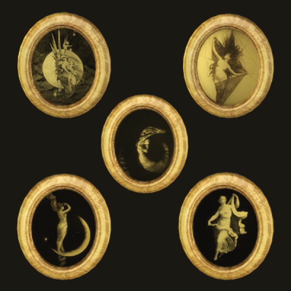 Alpha Dark Academia Paintings 01 by simsfinds - The Sims 4 Custom Content