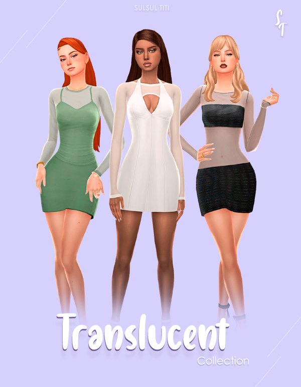 Maxis Match TRANSLUCENT by simsfinds - The Sims 4 Custom Content
