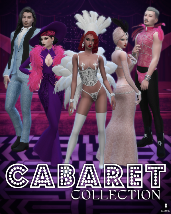 Mix Cabaret Collection by simsfinds - The Sims 4 Custom Content